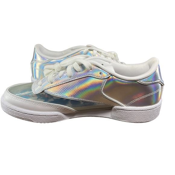 Reebok Men's Club C 85 x WW84 Collectables | White/Silver Metallic |‎ Size 10 - Picture 3 of 12